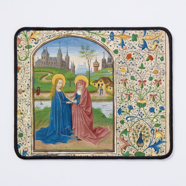 Item preview, Medieval Miniature. Illuminated codex. Visitation. designed and sold by likiska.