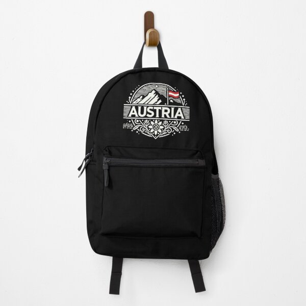 Item preview, AUSTRIA - Austrian Flag, Mountains, Elegant designed and sold by Darling DeDe.