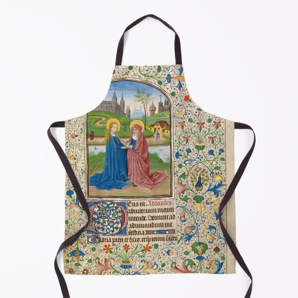 Item preview, Medieval Miniature. Illuminated codex. Visitation. designed and sold by likiska.