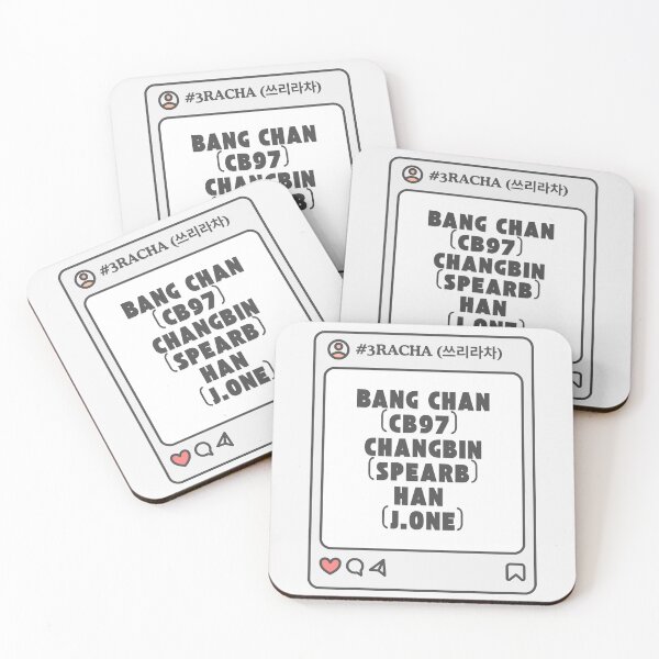Item preview, 3RACHA (쓰리라차) with Member Names Post Kpop Group Design  designed and sold by AJUNICE STUDIO.