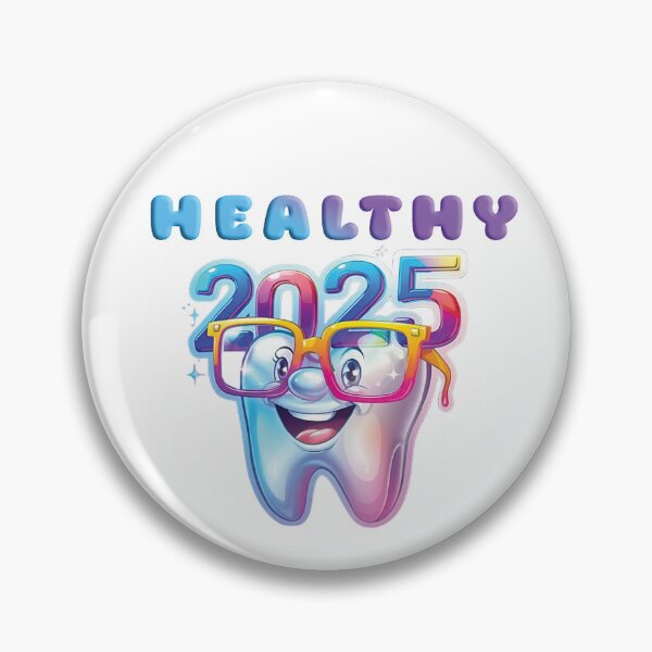 Item preview, Healthy 2025: Funny Tooth with Oversized Glasses! designed and sold by Sensepiphoria.