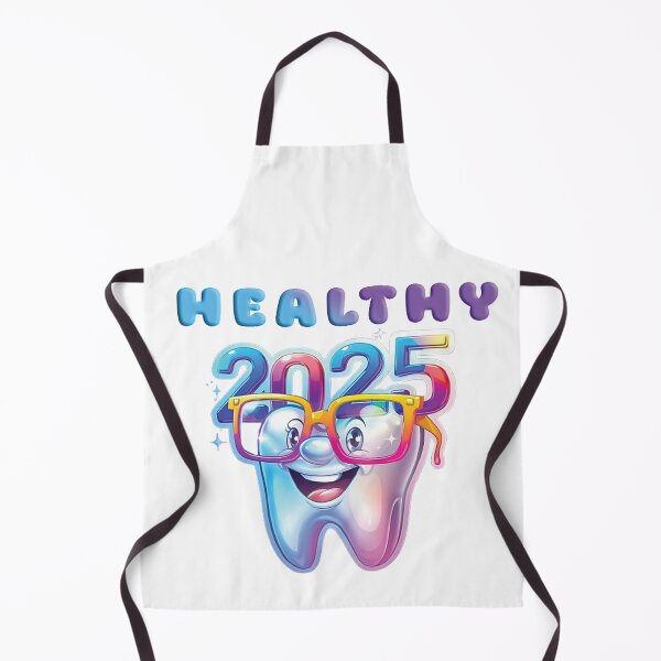 Item preview, Healthy 2025: Funny Tooth with Oversized Glasses! designed and sold by Sensepiphoria.