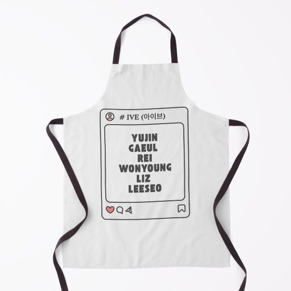 Item preview, IVE (아이브) with Member Names Post Kpop Group Design designed and sold by AJUNICE STUDIO.