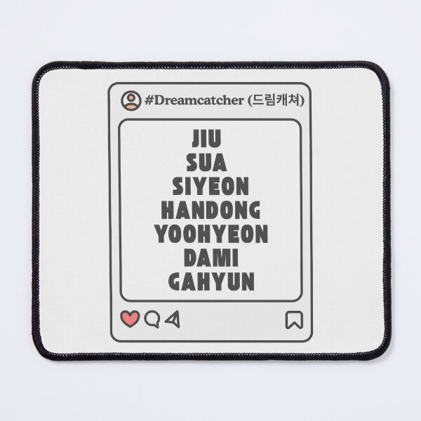 Item preview, Dreamcatcher (드림캐쳐) with Member Names Post Kpop Group Design designed and sold by AJUNICE STUDIO.