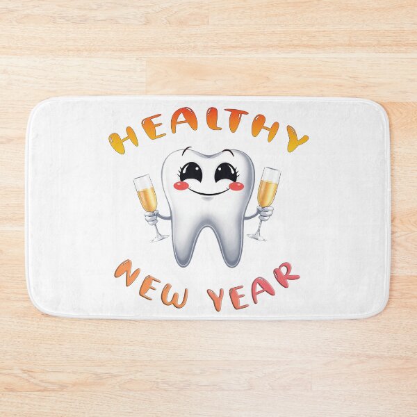Item preview, Healthy New Year: A Festive Molar Raising a Toast! designed and sold by Sensepiphoria.