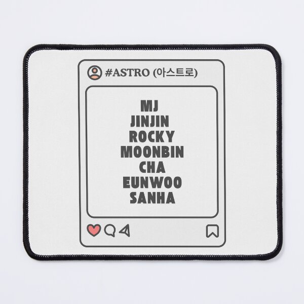 Item preview, ASTRO (아스트로) with Member Names Post Kpop Group Design  designed and sold by AJUNICE STUDIO.