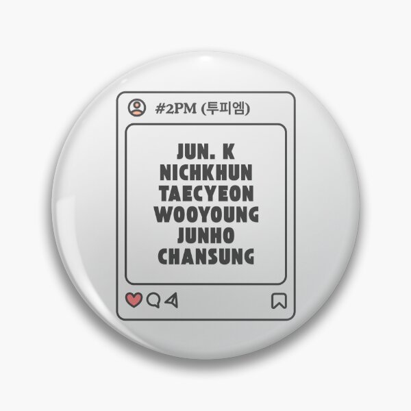 Item preview, 2PM (투피엠) with Member Names Post Kpop Group Design  designed and sold by AJUNICE STUDIO.