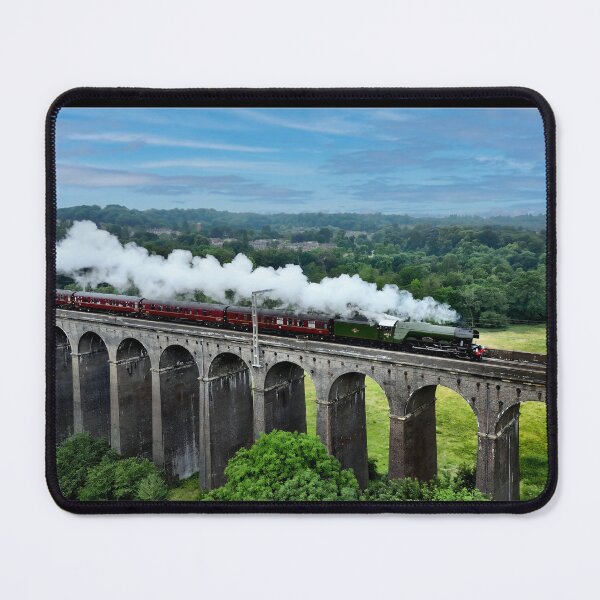 Item preview, Flying Scotsman train over viaduct designed and sold by Pete’s Digital Canvas.