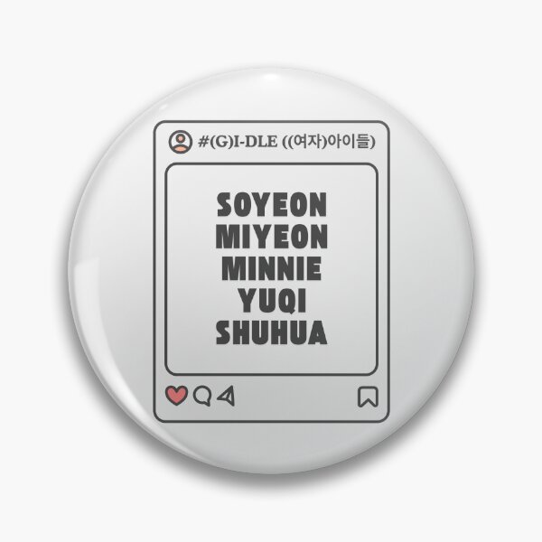 Item preview, (G)I-DLE ((여자)아이들) with Member Names Post Kpop Group Design  designed and sold by AJUNICE STUDIO.