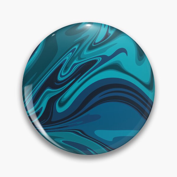 Item preview, Hydrodip Deep Ocean Blue Psychedelic Abstract Pattern designed and sold by Skull Fern.