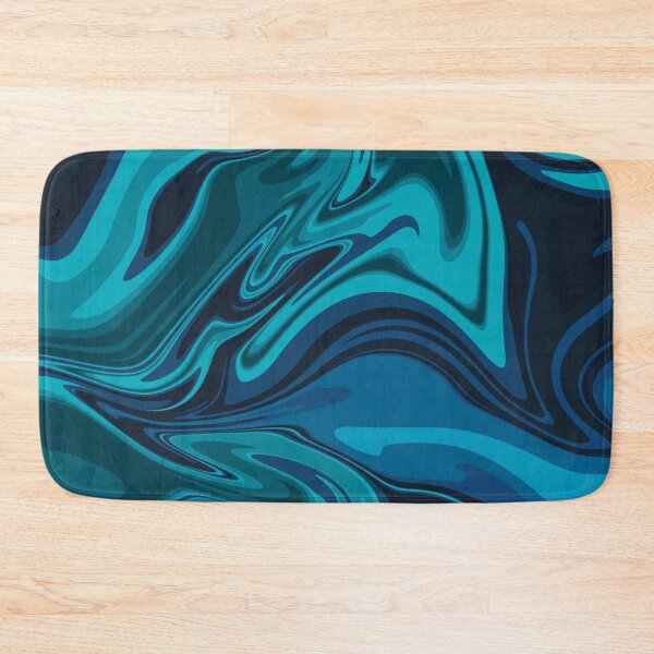 Item preview, Hydrodip Deep Ocean Blue Psychedelic Abstract Pattern designed and sold by Skull Fern.