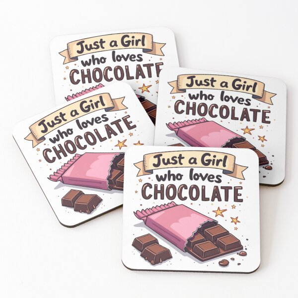 Item preview, Just a Girl who loves CHOCOLATE designed and sold by jkrphoto.