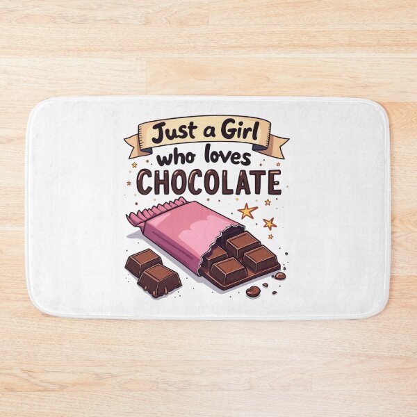 Item preview, Just a Girl who loves CHOCOLATE designed and sold by jkrphoto.