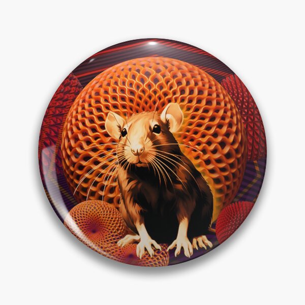 Item preview, Mouse on a hypnotic background designed and sold by clarazen.