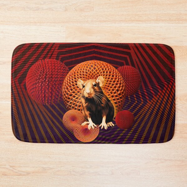 Item preview, Mouse on a hypnotic background designed and sold by clarazen.