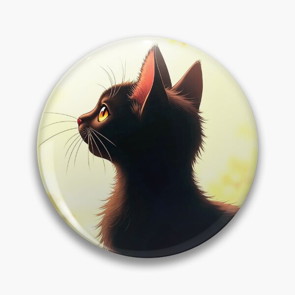 Item preview, Little black kitten in front of the window designed and sold by Cute-adorable.