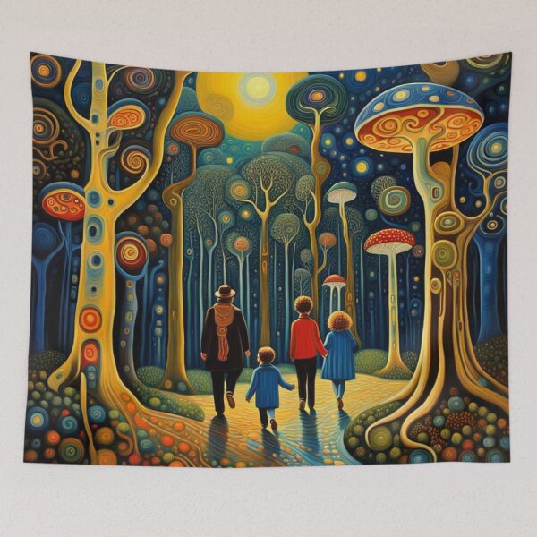 Item preview, Walking in the woods 7 designed and sold by George Hutton Hunter.