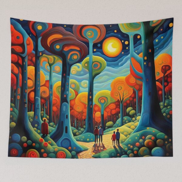 Item preview, Walking in the woods 8 designed and sold by George Hutton Hunter.