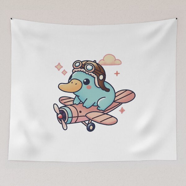 Item preview, Pilot Platypus Adventure designed and sold by PieChocolate.