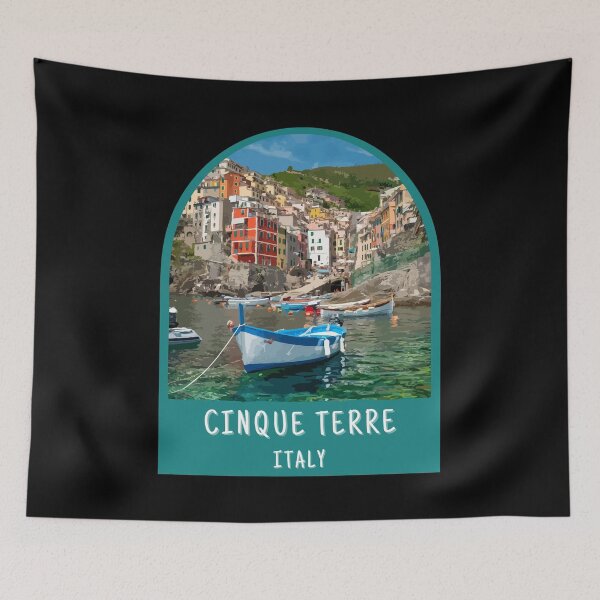 Item preview, Cinque Terre Italy Travel designed and sold by TomFrontierArt.