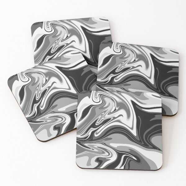 Item preview, Hydrodip Black And White Psychedelic Abstract Pattern designed and sold by Skull Fern.