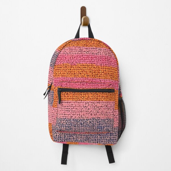 Item preview, Pink and orange stripes pattern designed and sold by MarisePix.