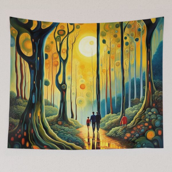 Item preview, Walking in the woods 10 designed and sold by George Hutton Hunter.