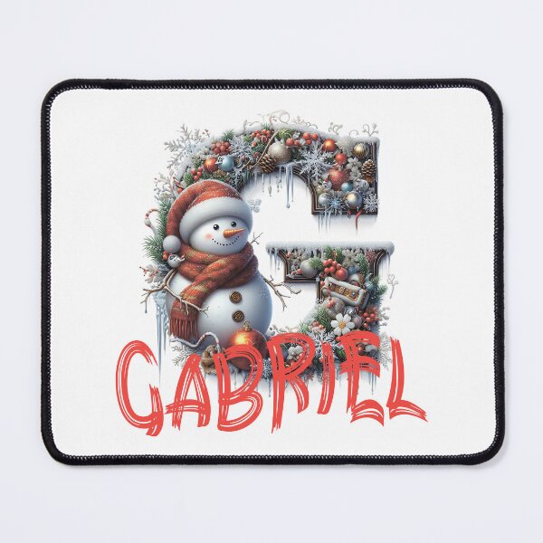 Item preview,  Name Gabriel. My name is Gabriel. Winter initial. designed and sold by MagelliShop.