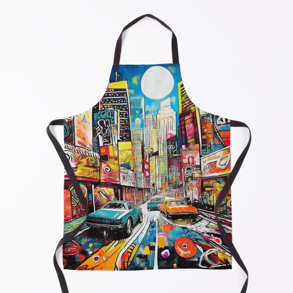 Item preview, Colourful Graffiti city scene at night designed and sold by Boxing Kangaroo Retail Company.