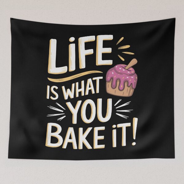 Item preview, Life Is What You Bake It designed and sold by InsanseCreation.