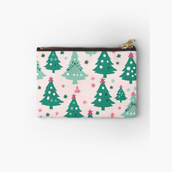 Item preview, Cute Pink Christmas Tree Pattern designed and sold by Bubbly Beach Babe.