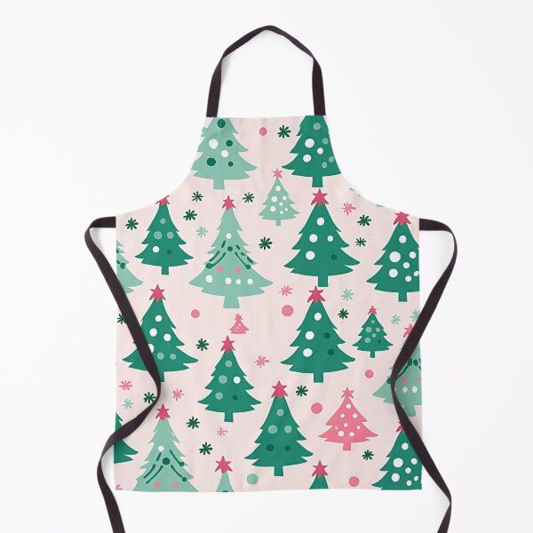 Item preview, Cute Pink Christmas Tree Pattern designed and sold by Bubbly Beach Babe.