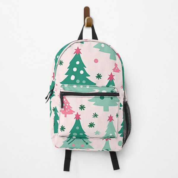 Item preview, Cute Pink Christmas Tree Pattern designed and sold by Bubbly Beach Babe.