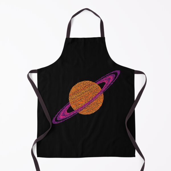 Artikelvorschau, Saturn Planet mit Ring Pinselstrichen Post Impressionismus Kunststil entworfen und verkauft von ArtNoveltee.