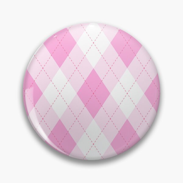 Item preview, Blush Pink & White Argyle Plaid Pattern  designed and sold by newburyboutique.