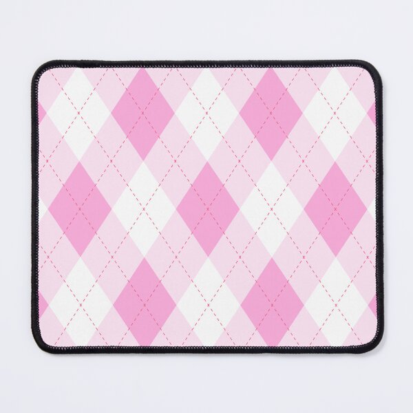Item preview, Blush Pink & White Argyle Plaid Pattern designed and sold by newburyboutique.