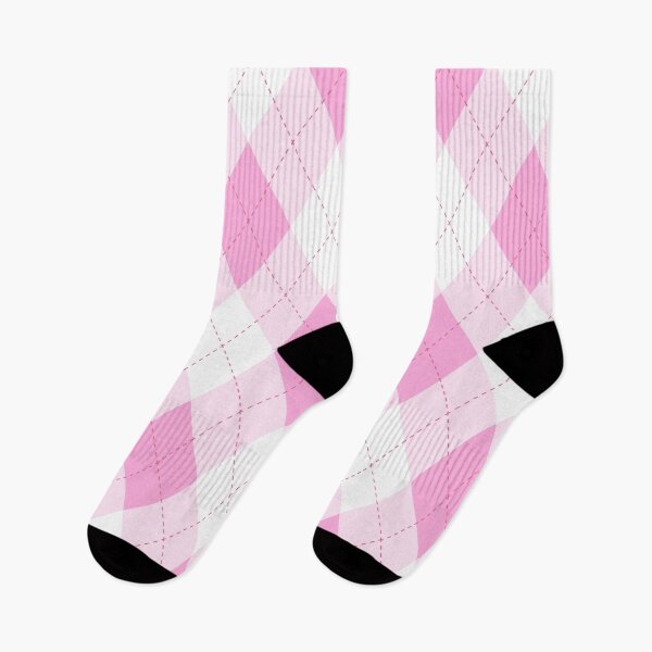 Item preview, Blush Pink & White Argyle Plaid Pattern  designed and sold by newburyboutique.