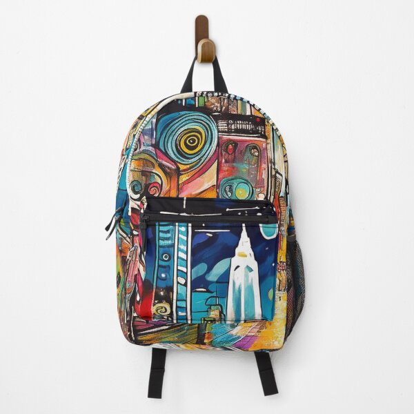 Item preview, Colourful Graffiti city scene at night designed and sold by Boxing Kangaroo Retail Company.