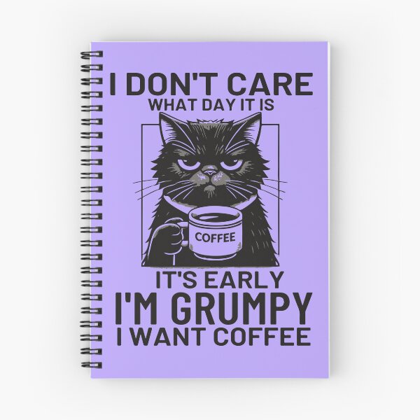 Item preview, Grumpy Cat Needs Coffee – Funny Morning Mood designed and sold by Aredbox.