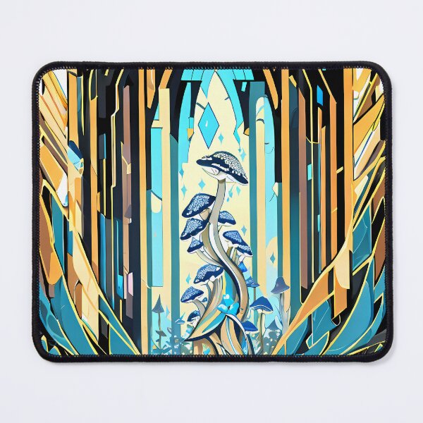 Item preview, An Abstract Mushroom Cascades In Blinding Magnetism designed and sold by Emmagium.