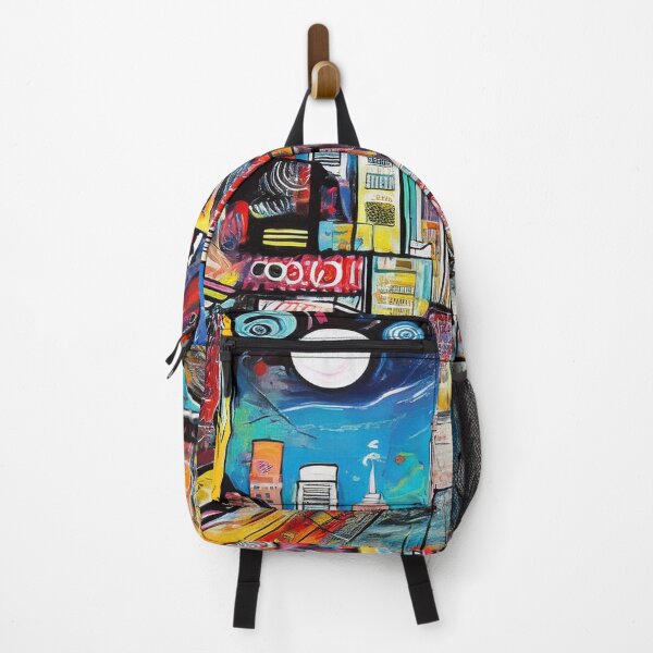 Item preview, Colourful Graffiti city scene at night designed and sold by Boxing Kangaroo Retail Company.