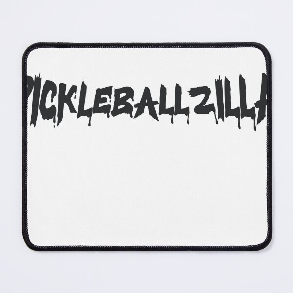 Item preview, Funny Pickleball Gift For Players, Fans & Coches - Black and White Pickleballzilla Text designed and sold by colorblisss.