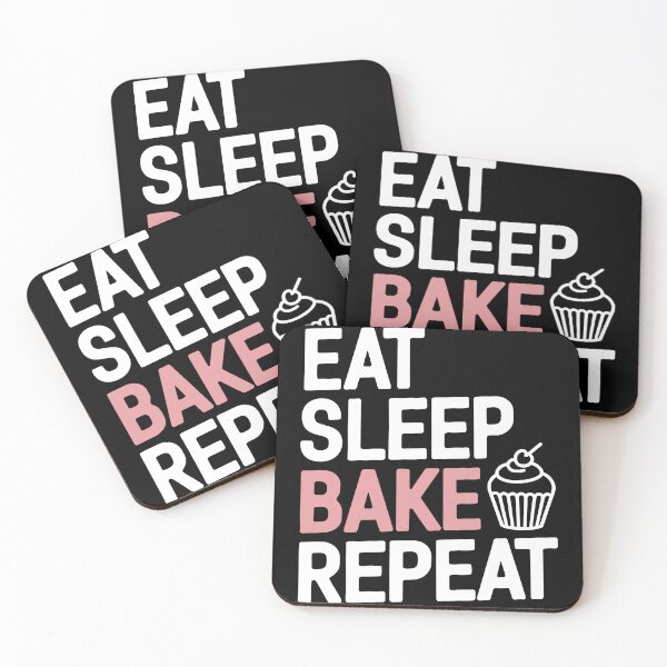 Item preview, Funny Eat Sleep Bake Repeat designed and sold by InsanseCreation.