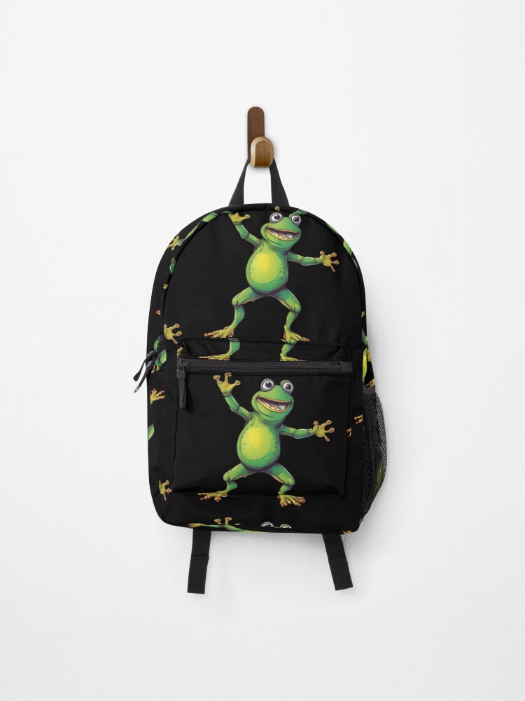 Thumbnail 1 of 3, Backpack, frog designed and sold by Temdo7.