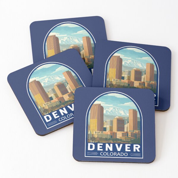 Item preview, Denver Colorado Travel Art Emblem designed and sold by KrisSidDesigns.