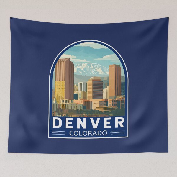 Item preview, Denver Colorado Travel Art Emblem designed and sold by KrisSidDesigns.