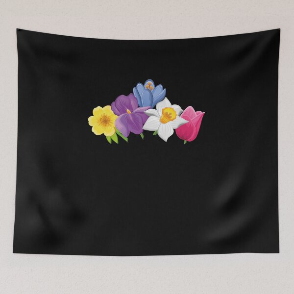 Item preview, Iris,Crocus,Tulip,Daffodil shirt as a gift for Flower lovers designed and sold by AdiApparel.