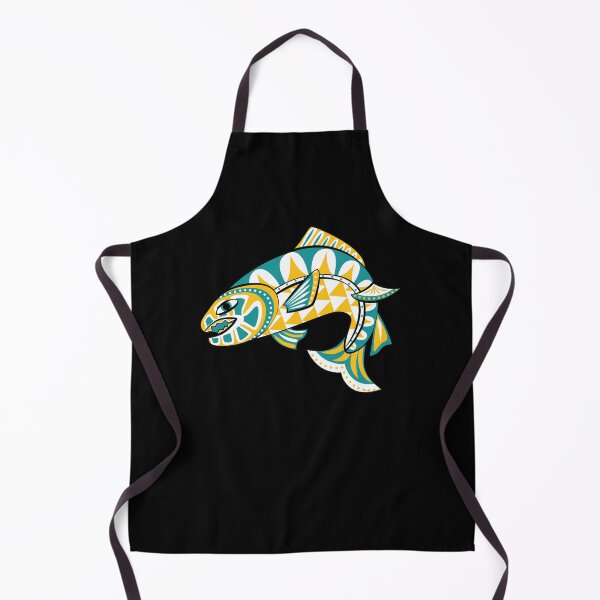 Item preview, Speckled Trout Shirt with Native American Symbolism designed and sold by AdiApparel.