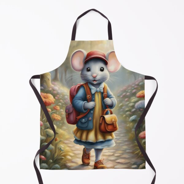 Item preview, Cute mouse girl on her way to school designed and sold by MarionsArt.