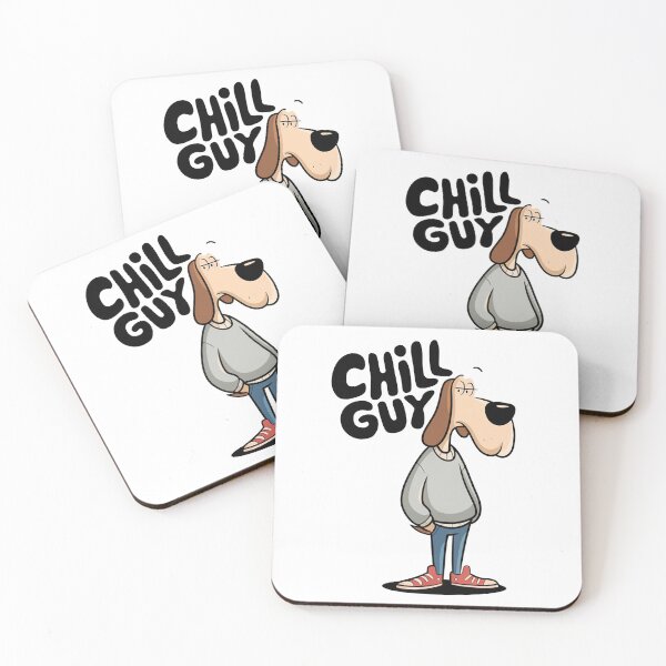 Item preview, Chill Guy Dog Cartoon Character - Cool & Relaxed Vibes designed and sold by MonkiFlipp.